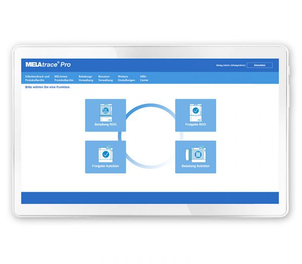 Melag MELAtrace pro Dokumentationssoftware (Anwendungsbeispiel)