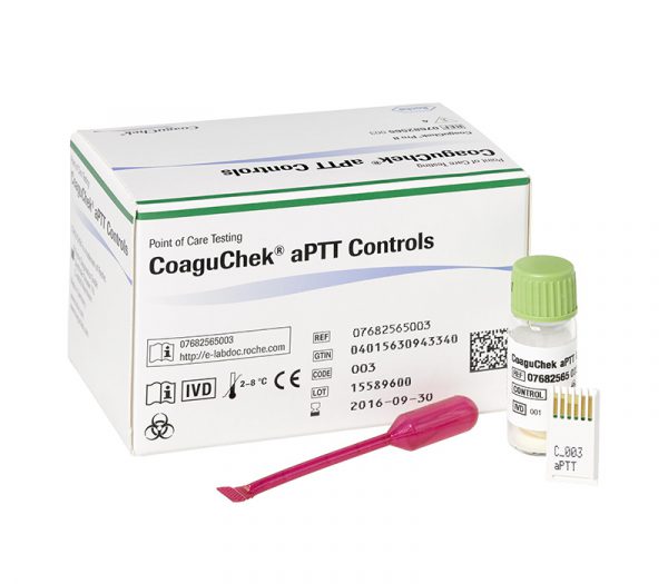 Roche CoaguChek® Pro II aPTT Controls Kontrolllösung