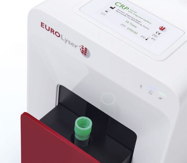 EuroLyser Cube-S Analyser Multiproben-Testsystem – Detailansicht Testschublade