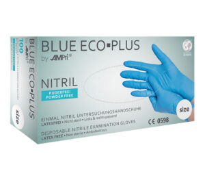 AMPri Blue ECO-Plus Nitril-Untersuchungshandschuhe