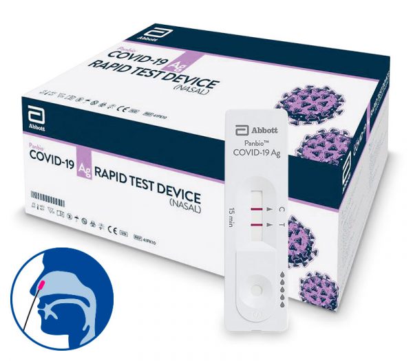 Abbott Panbio COVID-19 Ag Antigen-Schnelltest, Nasenabstrich