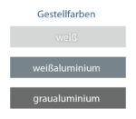 K. H. Dewert Echo-Kardiographieliege, 2-teilig, elektromotorische Höhenverstellung (Modell 2550XLE) – Gestellfarben