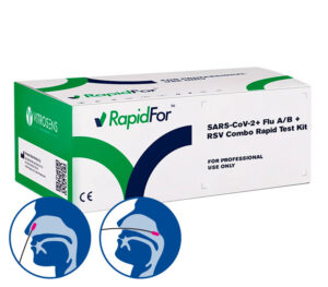 Vitrosens RapidFor SARS-CoV-2, Influenza A + B und RSV Combo Schnelltest