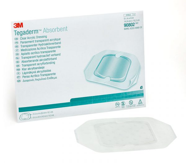 3M Tegaderm Absorbent Transparenter Hydroaktiv-Verband