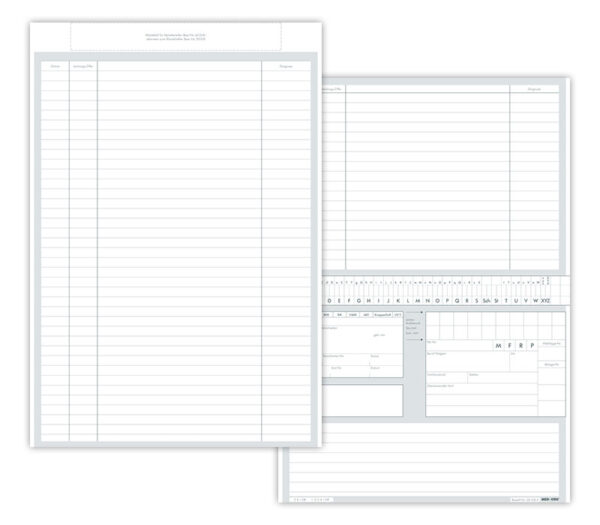 Med+Org ALPHAsafe Karteikarten A5 – Standard (20.100)