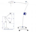 Dr. Mach LED 130 / 130 Plus Untersuchungsleuchte – 4-Fuß-Stativ mit Swing-Arm