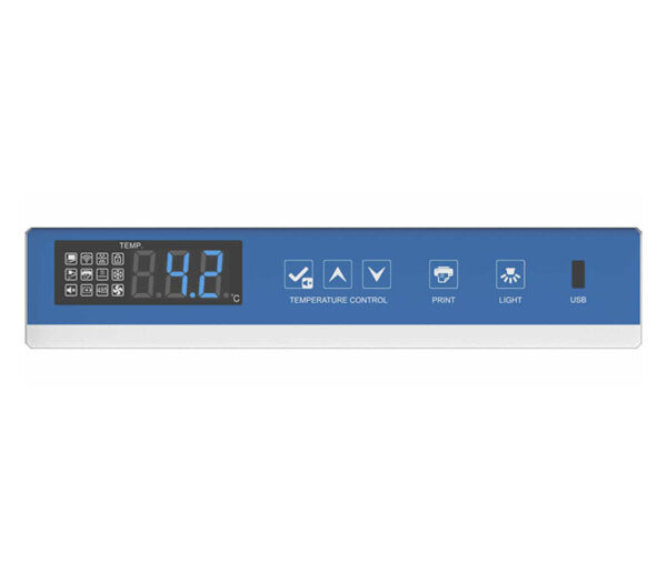 MELING YC-55L / YC-55EL Medikamenten-Kühlschrank – Detailansicht Bedienfeld und Display