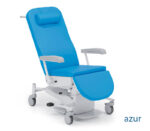 Likamed SALVA plus Transportstuhl – Polsterfarbe azur