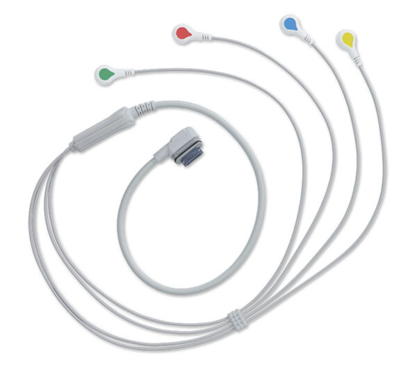 Amedtec Patientenkabel 4-adrig für EP830 Langzeit-EKG (3-Kanal-Holter-EKG)