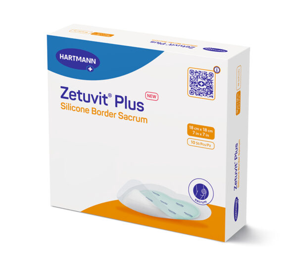 Hartmann Zetuvit Plus Silicone Border, haftender Wundverband