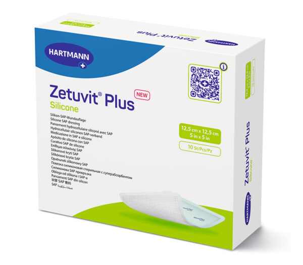 Hartmann Zetuvit Plus Silicone 12,5 x 12,5 cm