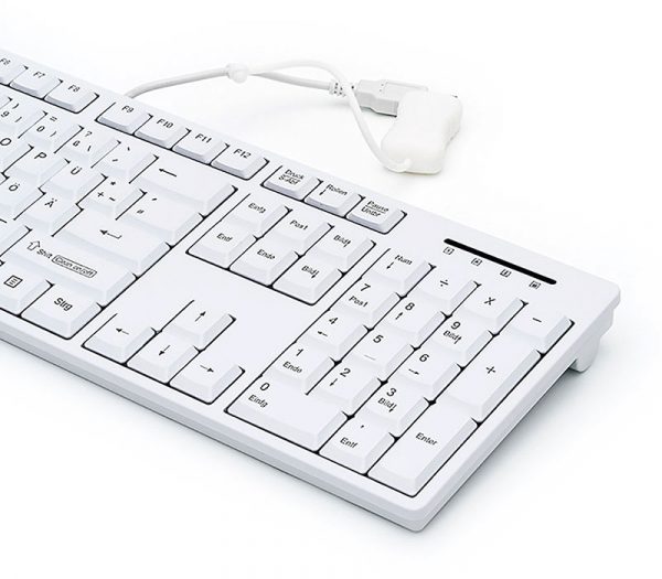 GETT TKL-105 CleanType® Easy Basic Kunststoff-Tastatur – Detailansicht